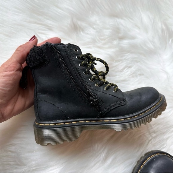 Dr. Martens Unisex 1460 Collar J Black Leather Boots Size 12‎ - Picture 8 of 9